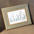 Hope In Every Petal Snowdrops Sea Glass Framed Art - image 9