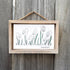 Hope In Every Petal Snowdrops Sea Glass Framed Art - image 4