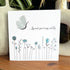 "Spread Your Wings and Fly" Butterfly Garden Sea Glass Framed Art - Seaglass Card - 8" X 8" - image 1