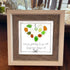 Timeless Love Multicolor Heart Sea Glass Framed Art - image 0