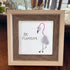"BE FLAMAZING" Pink Flamingo Sea Glass Framed Art - image 0