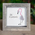 "BE FLAMAZING" Pink Flamingo Sea Glass Framed Art - image 5