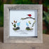 Goodbyes Are Not Forever Bird Scene Sea Glass Framed Art - image 7