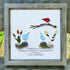Goodbyes Are Not Forever Bird Scene Sea Glass Framed Art - image 5