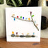 Rainbow Bird Flock Sea Glass Framed Art - image 5