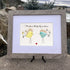 "Friends are the family we choose" Bird Friends Sea Glass Framed Art - image 7