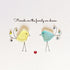 "Friends are the family we choose" Bird Friends Sea Glass Framed Art - image 2