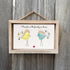 "Friends are the family we choose" Bird Friends Sea Glass Framed Art - image 10