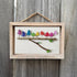 Rainbow Bird Family Chorus Sea Glass Framed Art - image 11
