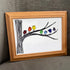Rainbow Bird Gathering Family Sea Glass Framed Art - image 7