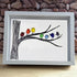 Rainbow Bird Gathering Family Sea Glass Framed Art - image 10