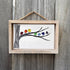 Rainbow Bird Gathering Family Sea Glass Framed Art - image 3