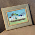 Whimsical Rainbow Bird Flock Gathering Sea Glass Framed Art - image 11