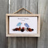 Love Birds Personalized Couple Name Sea Glass Framed Art - image 10