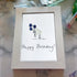 Happy Birthday Bouquet & Bird Sea Glass Framed Art - image 3