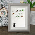 Playful Cat And Birds Sea Glass Framed Art For Pet Lovers - image 4