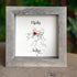 Celebtate Friendship "Cheers Besties Forever" Sea Glass Framed Art - image 6
