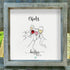 Celebtate Friendship "Cheers Besties Forever" Sea Glass Framed Art - image 7