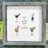 "Life Is Better With A Cocktail" Sea Glass Framed Art - image 6