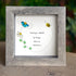 Mothe's Love Bee & Flowers Sea Glass Framed Art For Mom - image 5