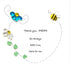 Mothe's Love Bee & Flowers Sea Glass Framed Art For Mom - image 2