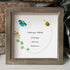 Mothe's Love Bee & Flowers Sea Glass Framed Art For Mom - image 7