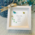 Mothe's Love Bee & Flowers Sea Glass Framed Art For Mom - image 6