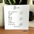 Strength & Dignity & Joy Sea Glass Framed Art For Mom - image 3