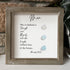 Strength & Dignity & Joy Sea Glass Framed Art For Mom - image 0