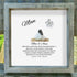 "Mom: Unconditional Love" Customizable Name Sea Glass Framed Art - image 4