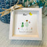 Timeless Mother-Child Bond Sea Glass Framed Art - image 4