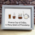 Cherished Friendship & Warm Coffee Sea Glass Framed Art - image 9