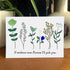 "If Mothers Were Flowers I'd Pick You" Sea Glass Framed Art - Seaglass Card - 6" X 8" - image 1