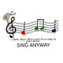 Music & Bird "Sing Anyway" Sea Glass Framed Art - image 2