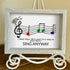 Music & Bird "Sing Anyway" Sea Glass Framed Art - image 12