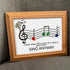 Music & Bird "Sing Anyway" Sea Glass Framed Art - image 7