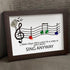 Music & Bird "Sing Anyway" Sea Glass Framed Art - image 9