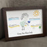 Summer Beach Crazy Sea Glass Lady Framed Art - image 6