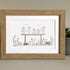 Chicken Family Farmhouse Sea Glass Framed Art - image 3