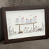 Chicken Family Farmhouse Sea Glass Framed Art - image 5