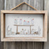 Chicken Family Farmhouse Sea Glass Framed Art - image 7