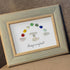 "Always in my heart" Rainbow Dog Memorial Sea Glass Framed Art - image 8