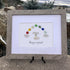 "Always in my heart" Rainbow Dog Memorial Sea Glass Framed Art - image 4