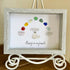 "Always in my heart" Rainbow Dog Memorial Sea Glass Framed Art - image 3