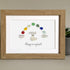 "Always in my heart" Rainbow Dog Memorial Sea Glass Framed Art - image 5