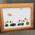 Coastal Bird Gathering Sea Glass Framed Art - image 4