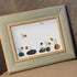 Coastal Bird Gathering Sea Glass Framed Art - image 9