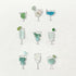 Coastal Cocktails Beachy Drink Sea Glass Framed Art - image 2