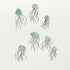 Ocean Drift Coastal Jellyfish Sea Glass Framed Art - image 2