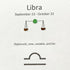 Libra Balance Zodiac Sea Glass Framed Art - image 2